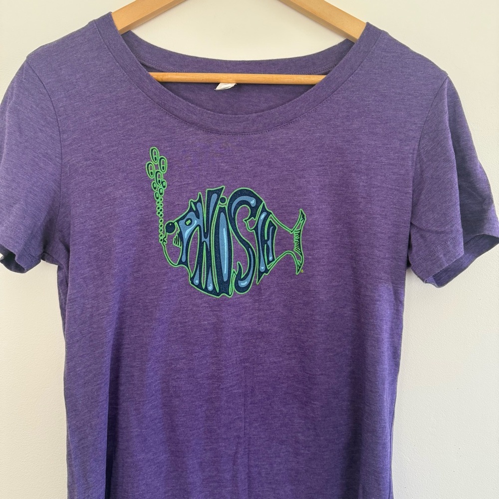 Phish Women’s Ape Diver Summer 2016 Tour Purple Graphic T-Shirt Size XL - Picture 5 of 8
